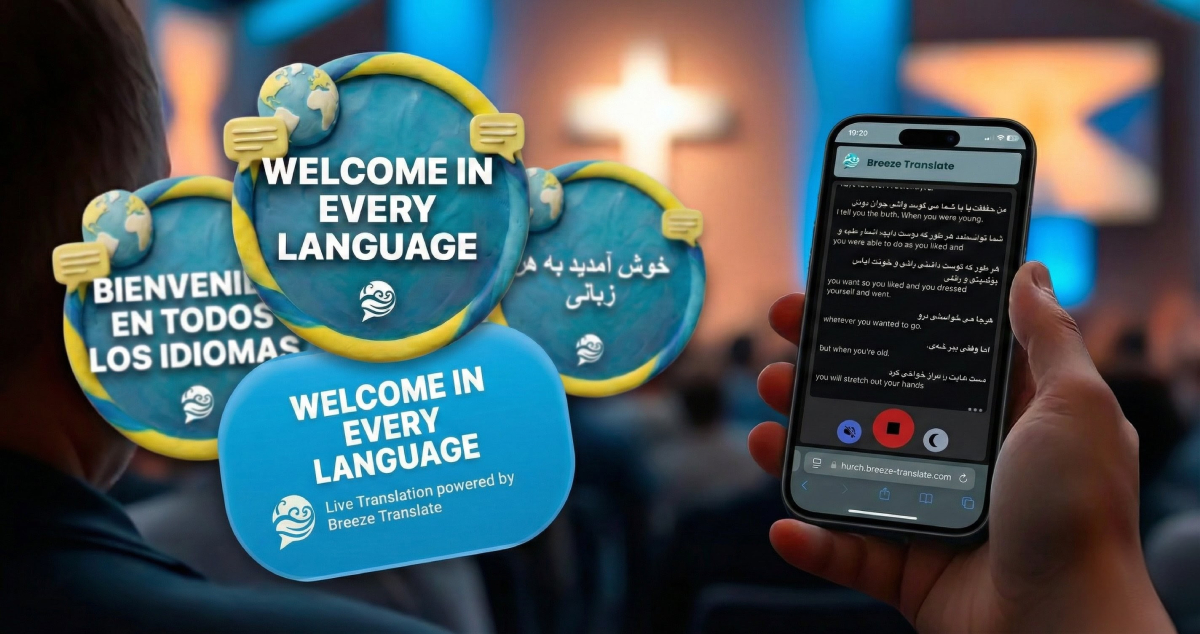 Breeze Translate church translation software now offering Gen Z slang option for sermons and prayers